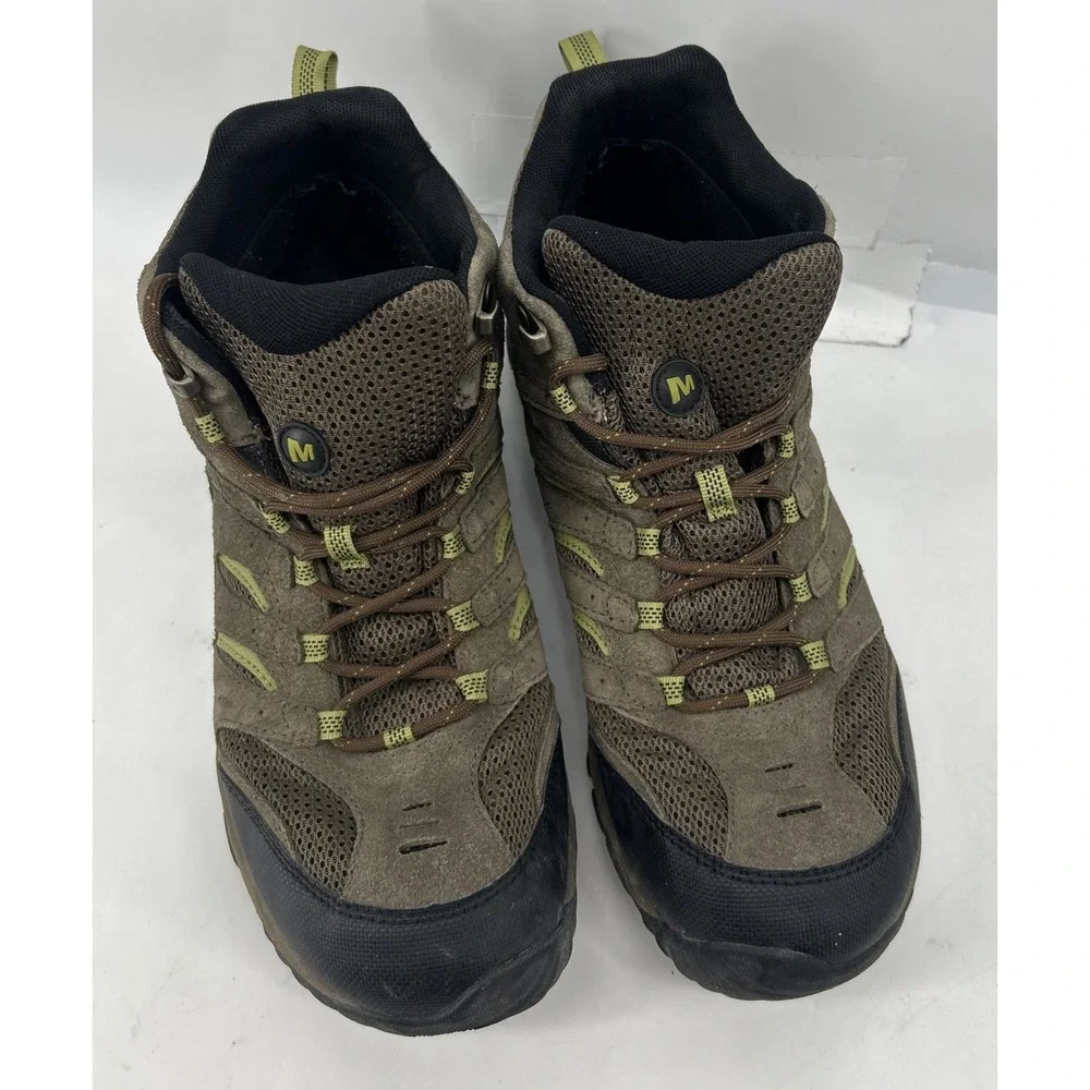 Merrell White Pine Mid Ventilator Hiking Boots J09561 DRY Waterproof Olive 11.5